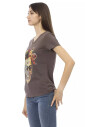 t-shirt-marron-en-coton-a-col-en-v-avec-imprime-sur-le-devant