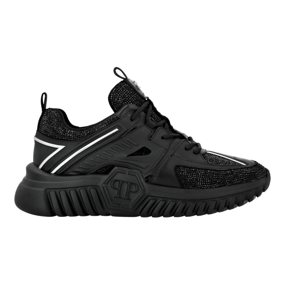 Philipp Plein Runner Stones unisex Schoenen Zwart