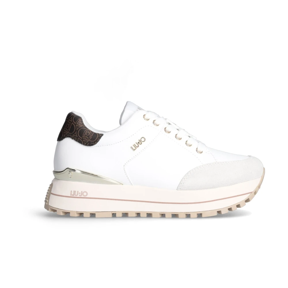 Liu Jo High Sole Sneakers Dames Schoenen Wit