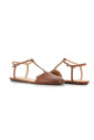 bruin-leren-platte-schoenen