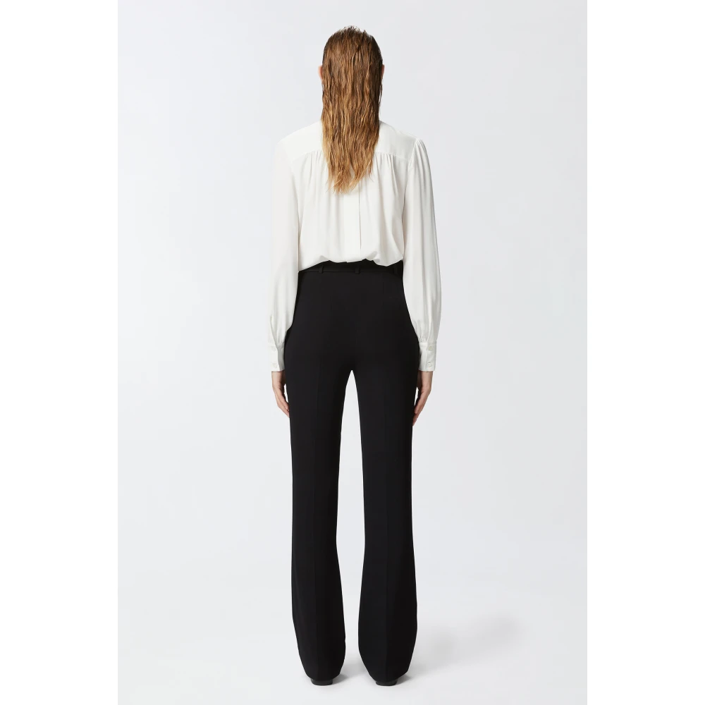 pinko Wijde Cady Broek met Franse Zakken Black Dames