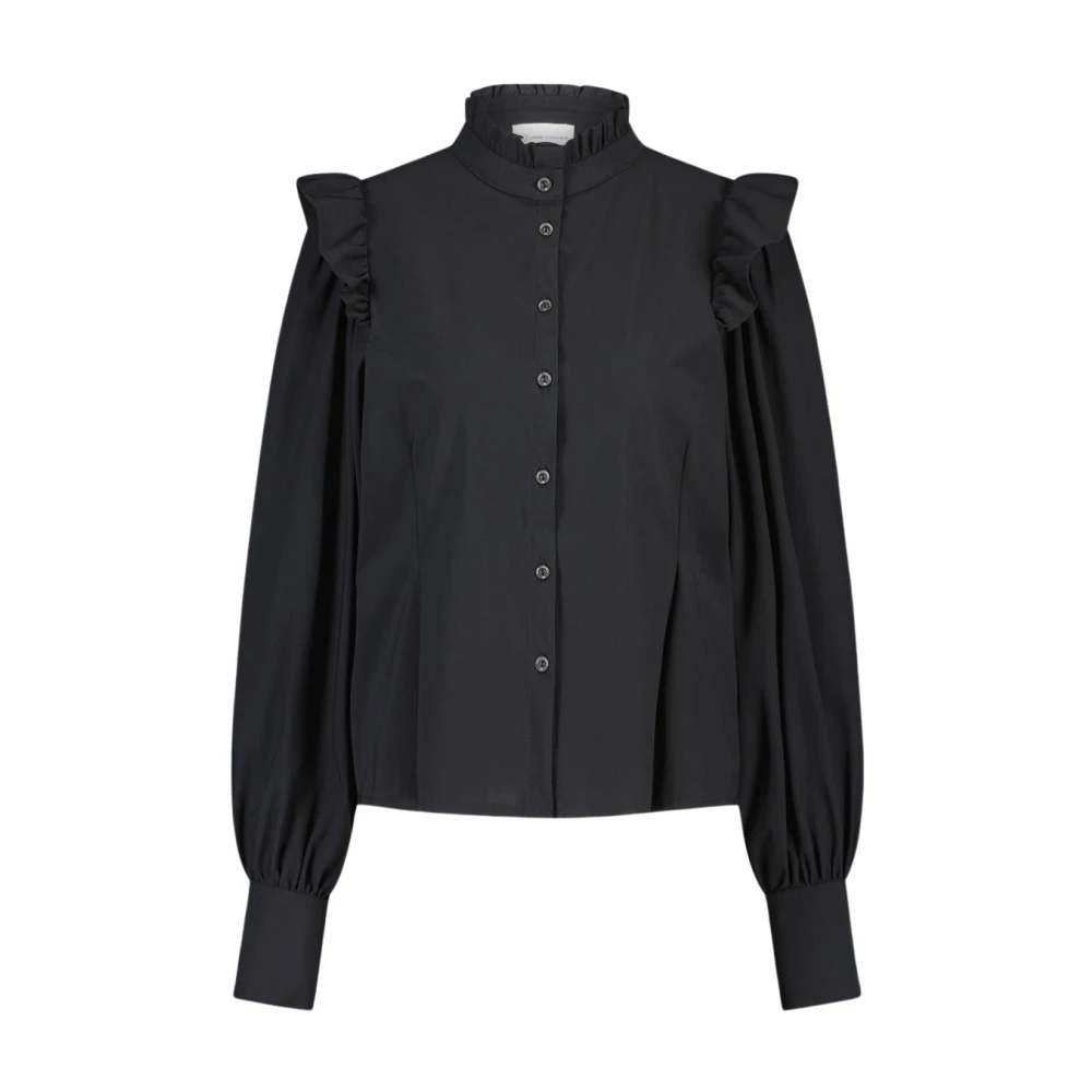 Jane Lushka Elegant Svart Kim Blus Black, Dam