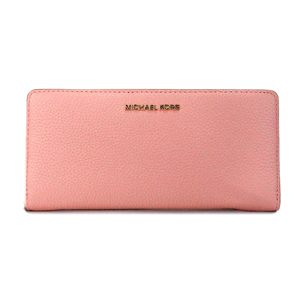 Michael Kors Primrose Leren Continental Pols Portemonnee Pink Dames