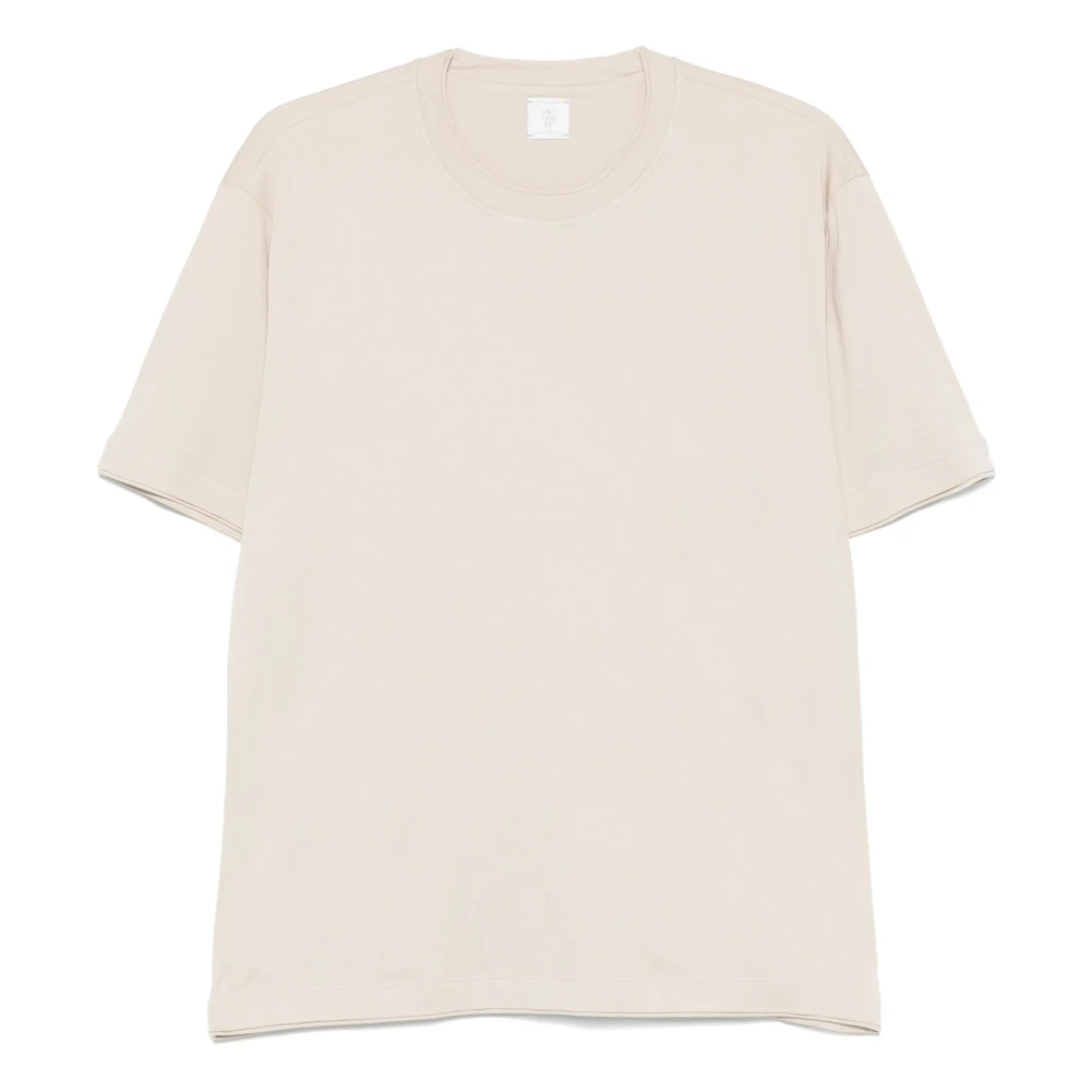 Eleventy Katoenmix T-shirt Gemaakt in Italië Beige Heren