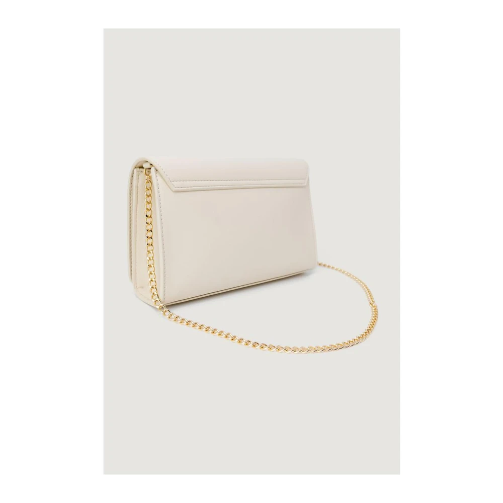 Love Moschino Faux Leren Handtas Lente Zomer Collectie Beige Dames