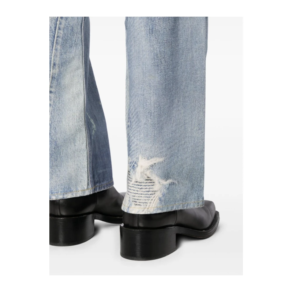 Our Legacy Digital Denim Print Jeans Blue Heren