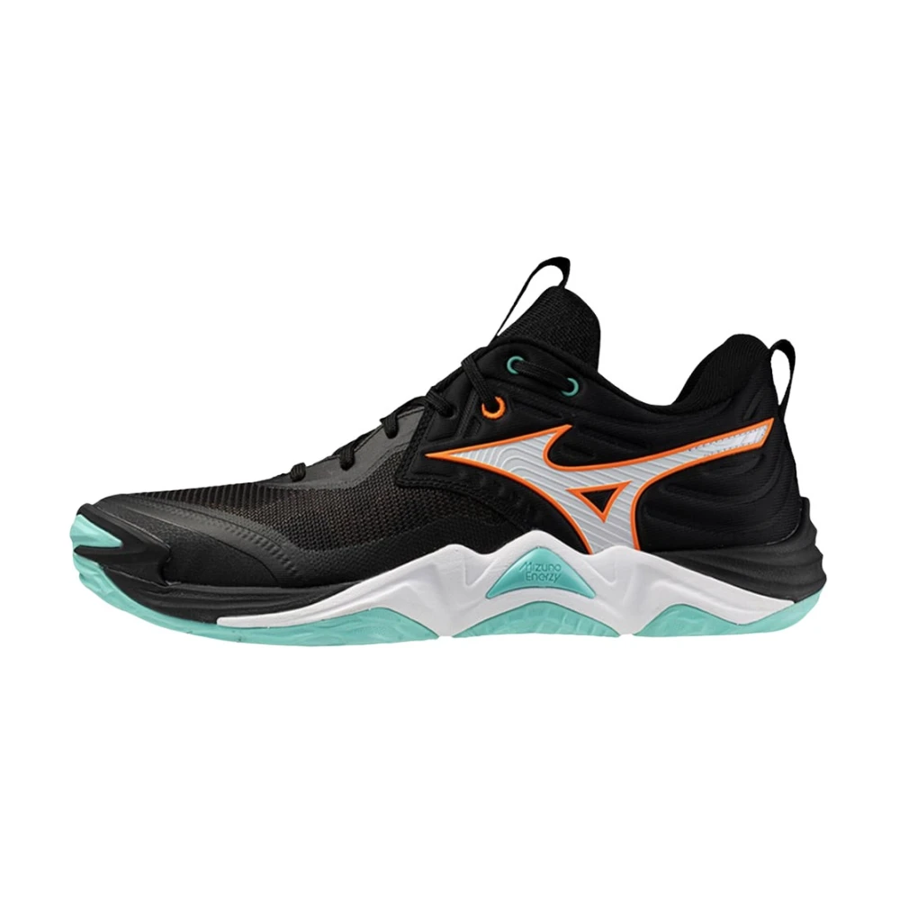 Mizuno Black Trainers, Male, 12 Uk, Wave Momentum Elite