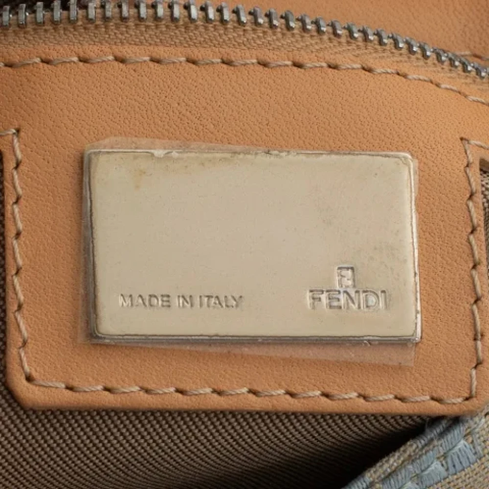 Fendi Vintage Pre-owned Canvas fendi-bags Blue Dames