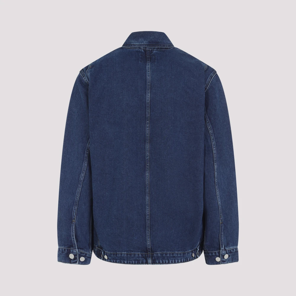 Carhartt WIP Blauwe Jas voor Modieuze Mannen Blue Heren