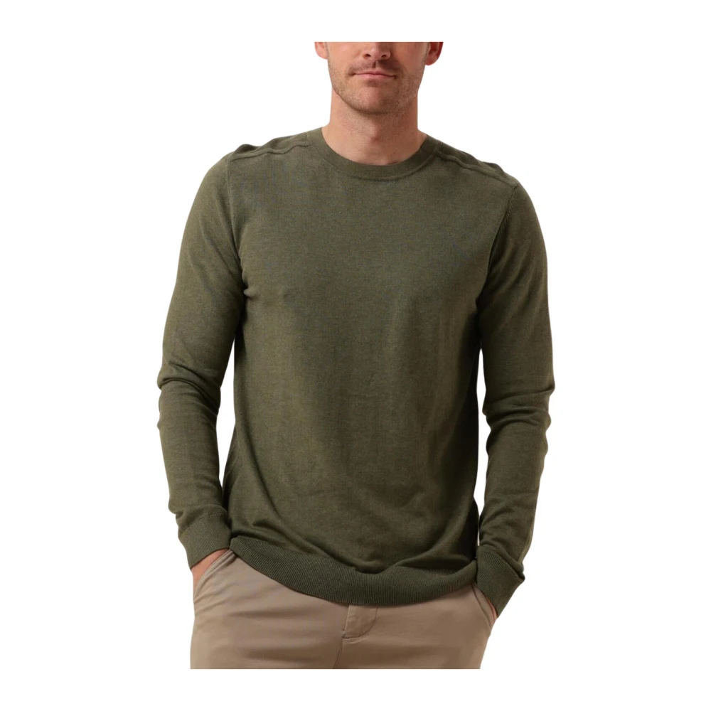 Selected Homme Heren Crew Neck Trui Groen Green Heren