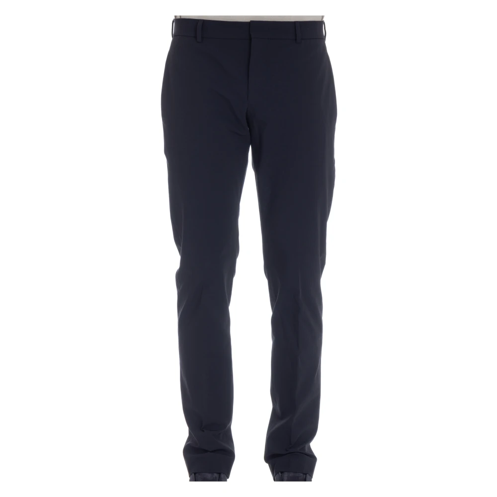 PT Torino Blauwe maatwerk broek ritssluiting Blue Heren