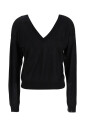 pull-court-noir-col-en-v-coton-soie