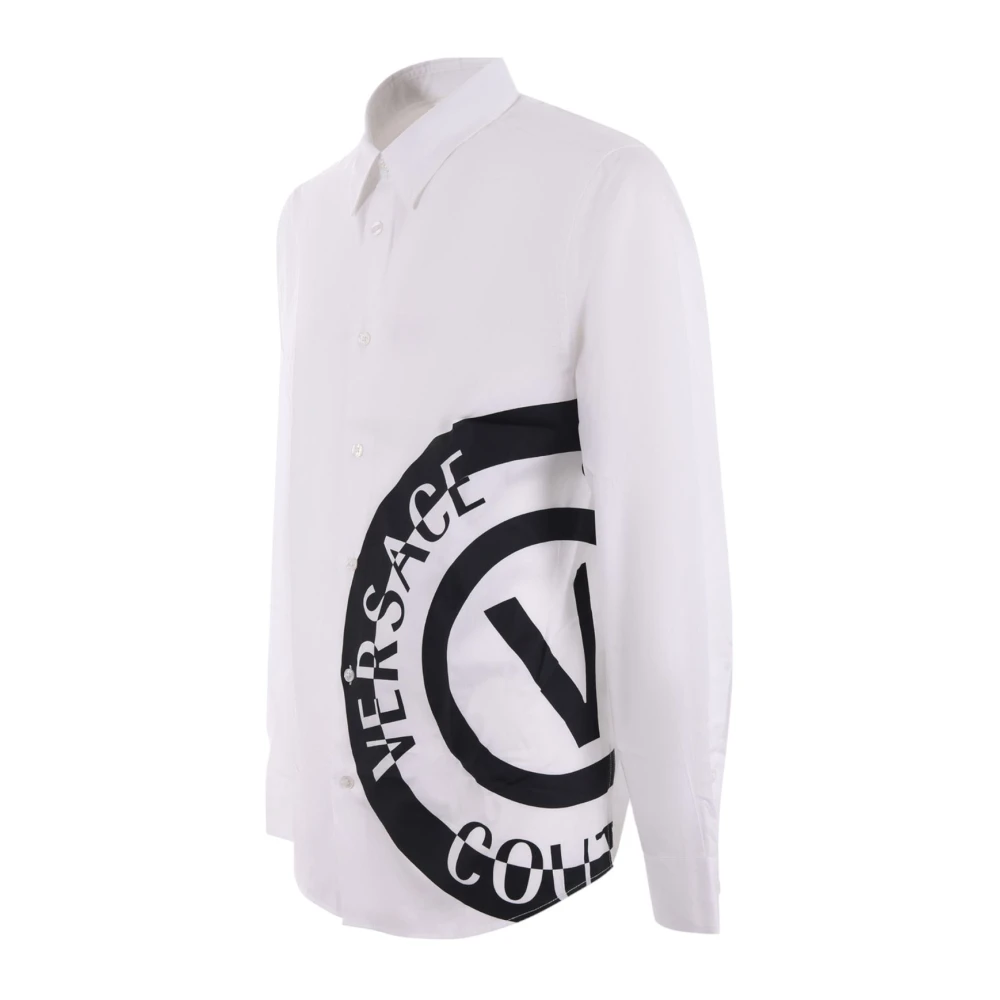 Versace Jeans Couture Lange mouwen overhemd White Heren