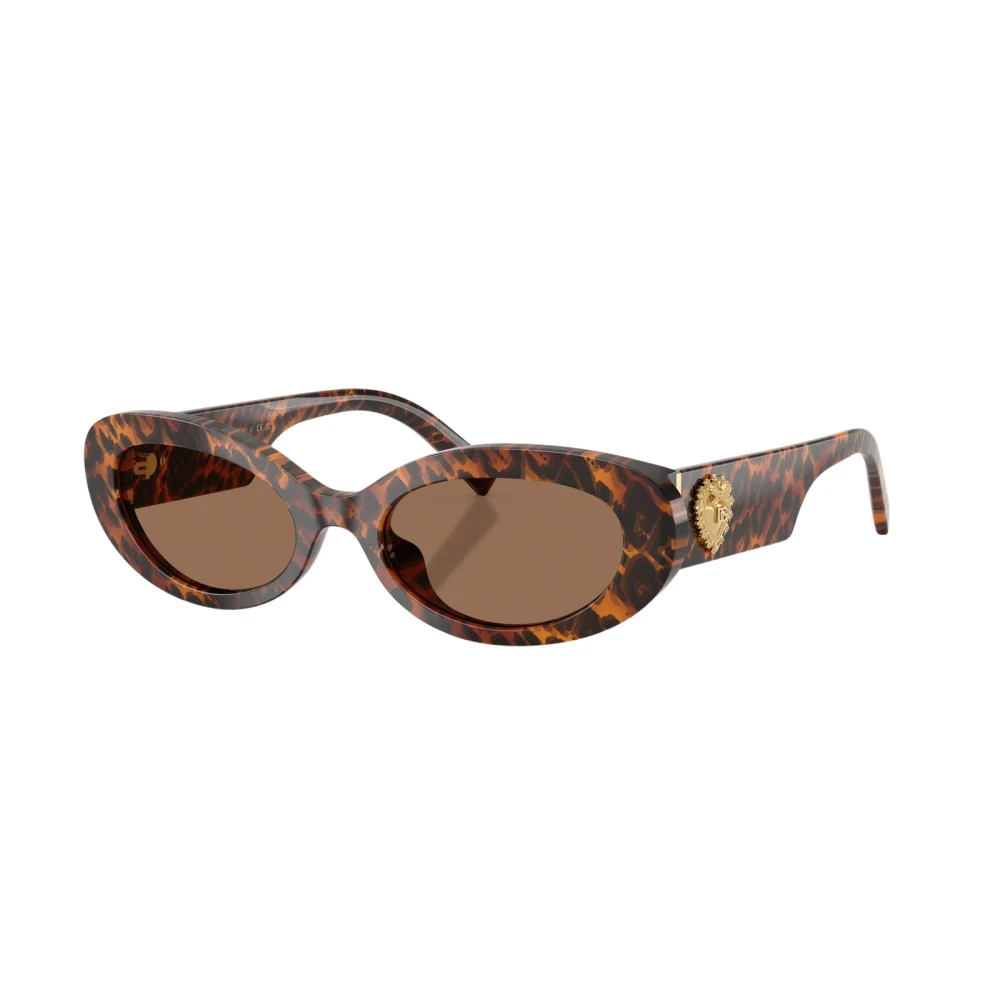 Dolce & Gabbana Oval Sunglasses - Unisex - Sunglasses - Brown - 53 Mm - Accessories - Image 3