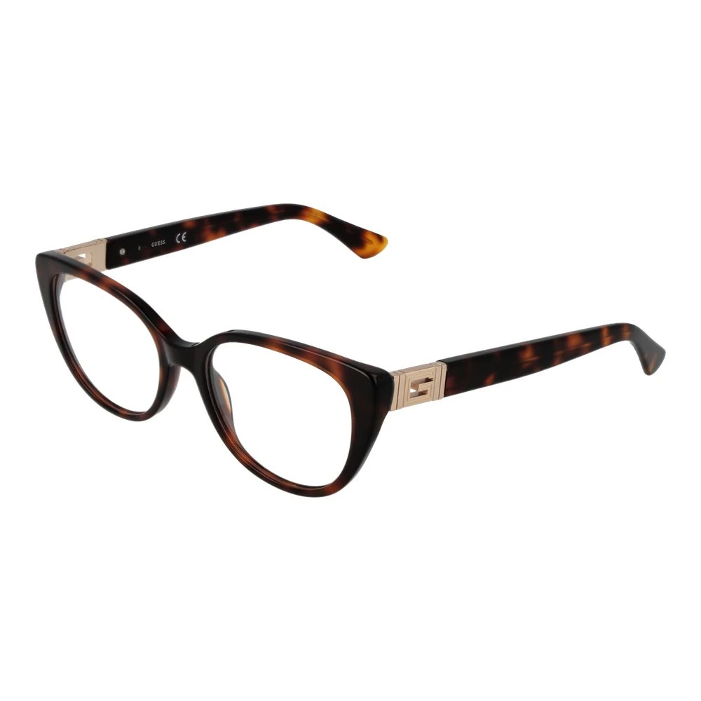 Guess Women's Brown Cat Eye Optical Frames