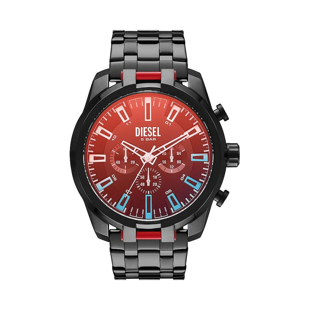 Diesel Uomo Nero Accessori, Taglia Unica, New,