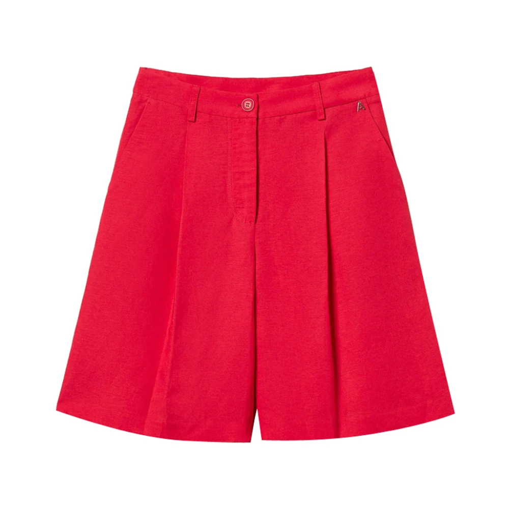 Actitude Women's Red Bermuda Shorts - Bermudas - M - Shorts