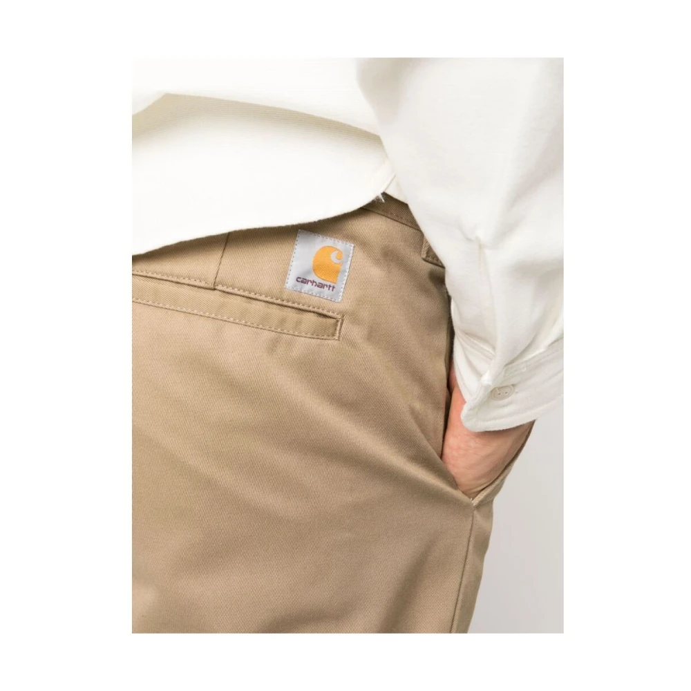 Carhartt WIP Straight Trousers Beige Heren