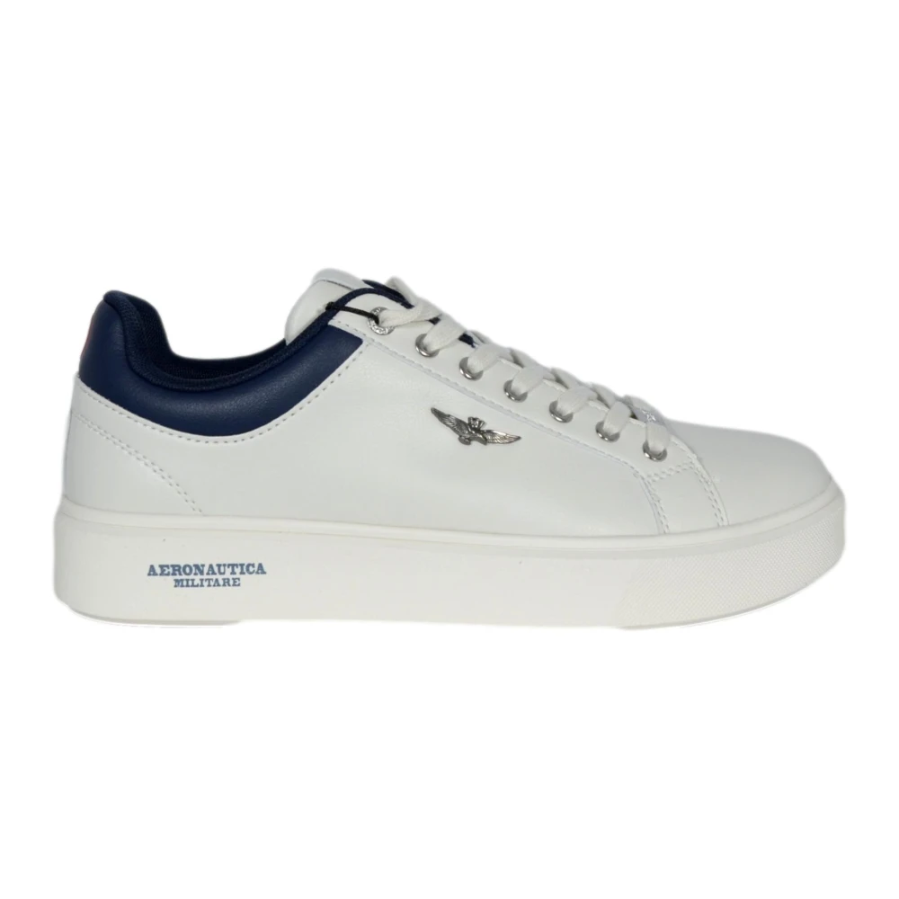 Aeronautica Militare Klassieke witte herensneakers Heren Schoenen