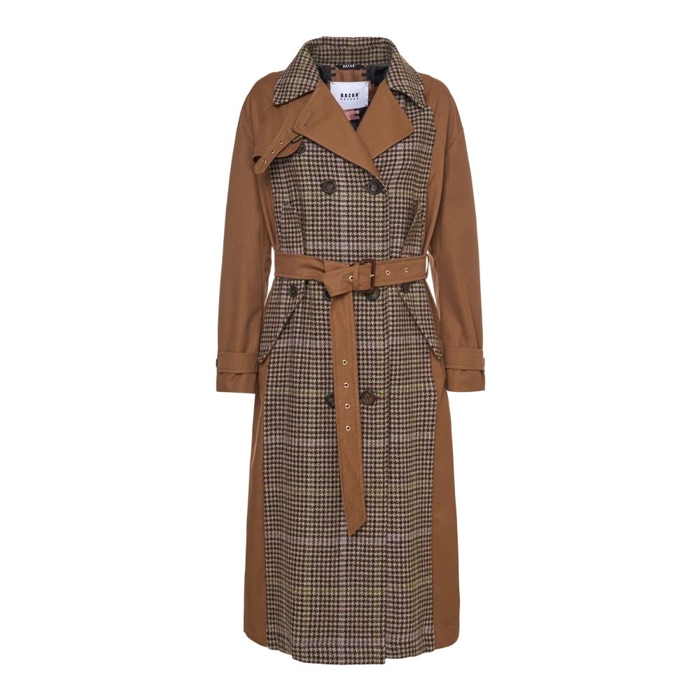 Bazar deluxe Bruine Winterjassen Brown Dames