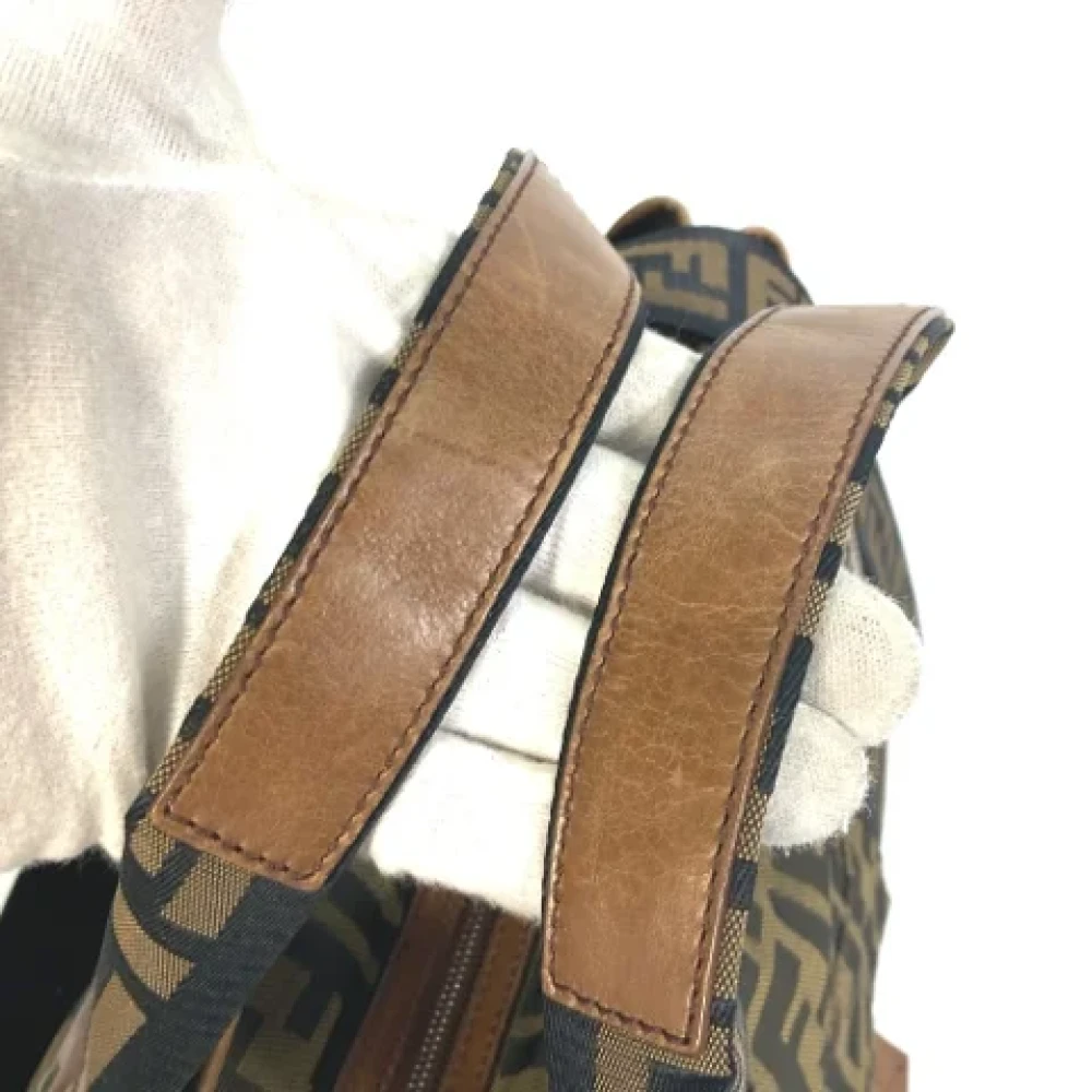 Fendi Vintage Pre-owned Leather fendi-bags Brown Dames