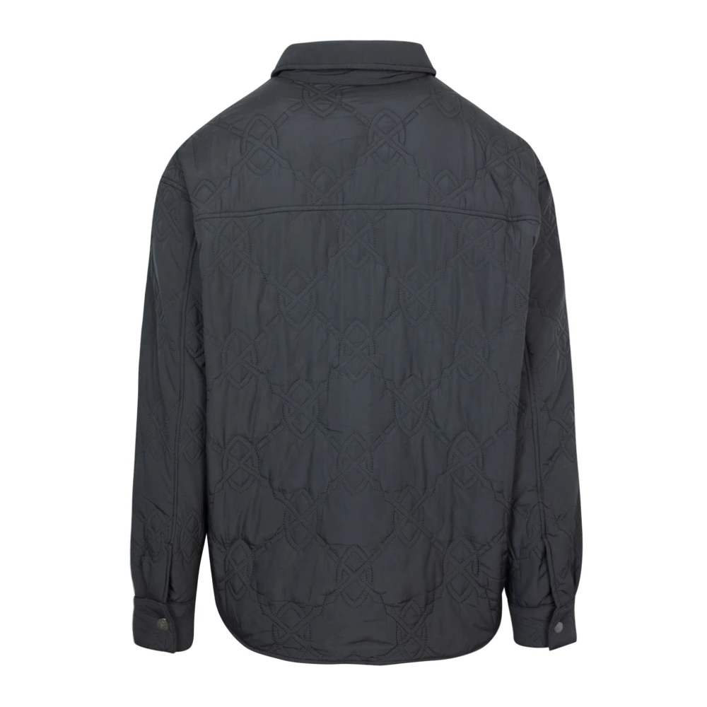 Daily Paper Zwarte Gewatteerde Nylonjas Black Heren