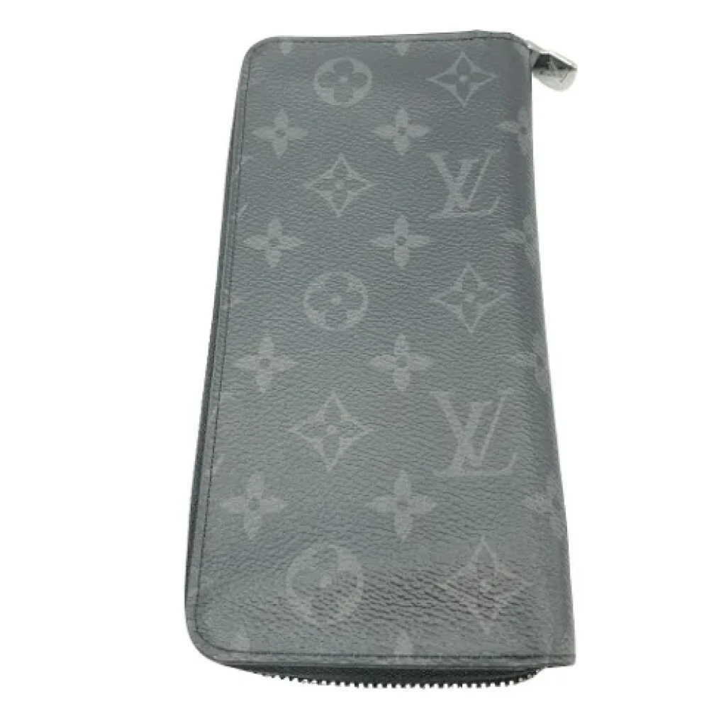 Louis Vuitton Vintage Pre-owned Canvas wallets Black Dames