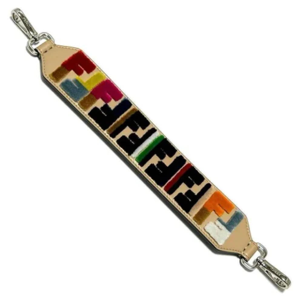 Fendi Vintage Pre-owned Leather home-office Multicolor Dames
