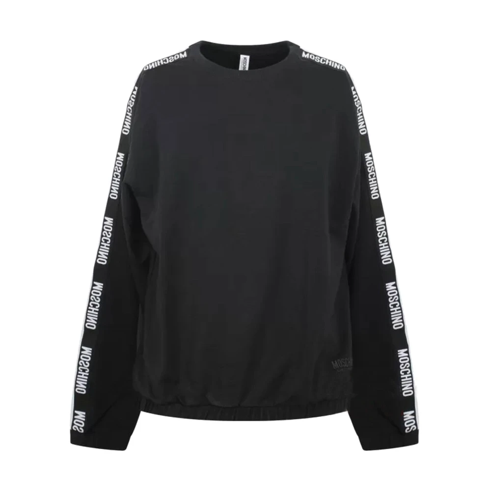 Love Moschino Zwarte Katoenen Sweatshirt V1A1702 4422 Black Heren
