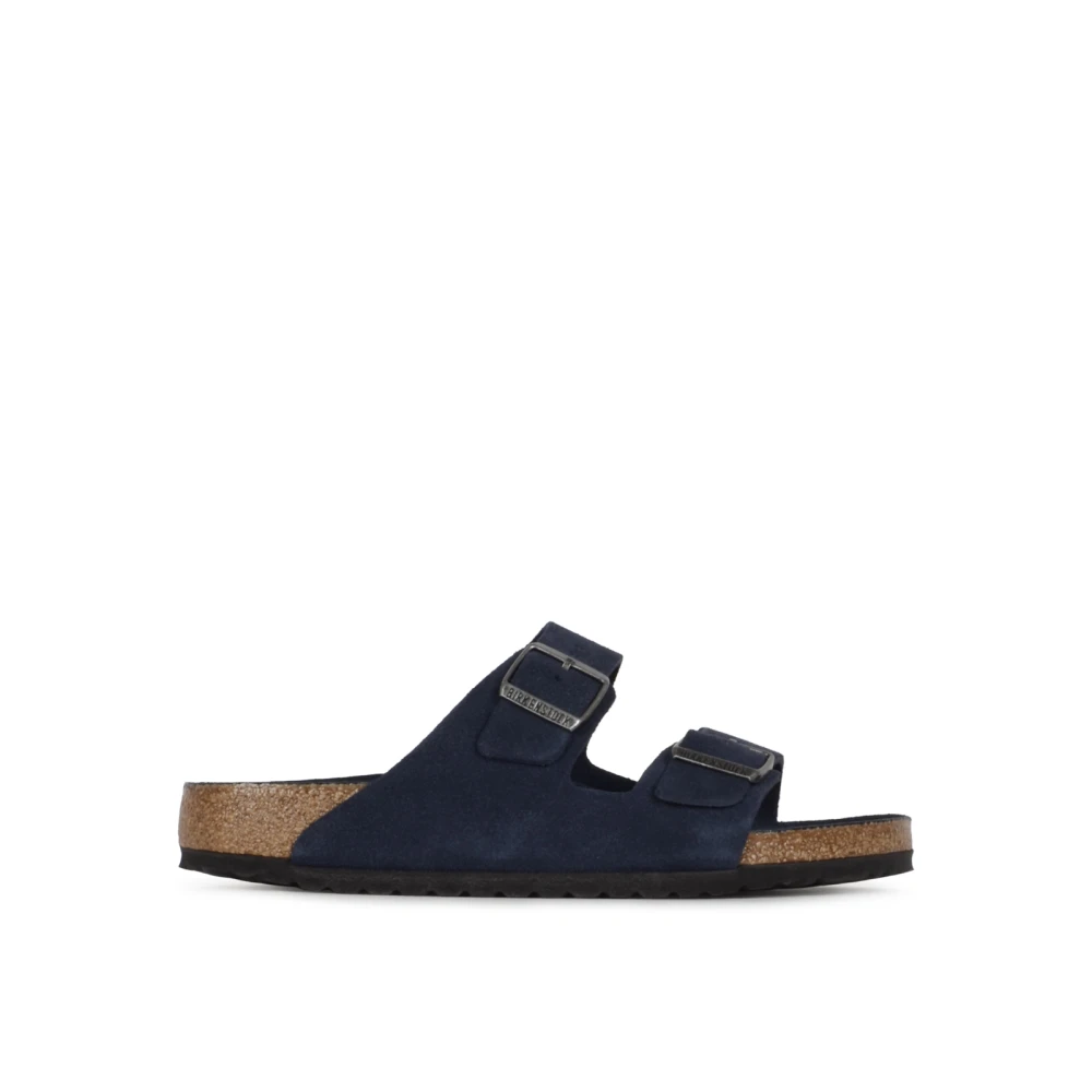 Birkenstock Men's Blue Sliders, 10 Uk, Arizona Sfb Leve