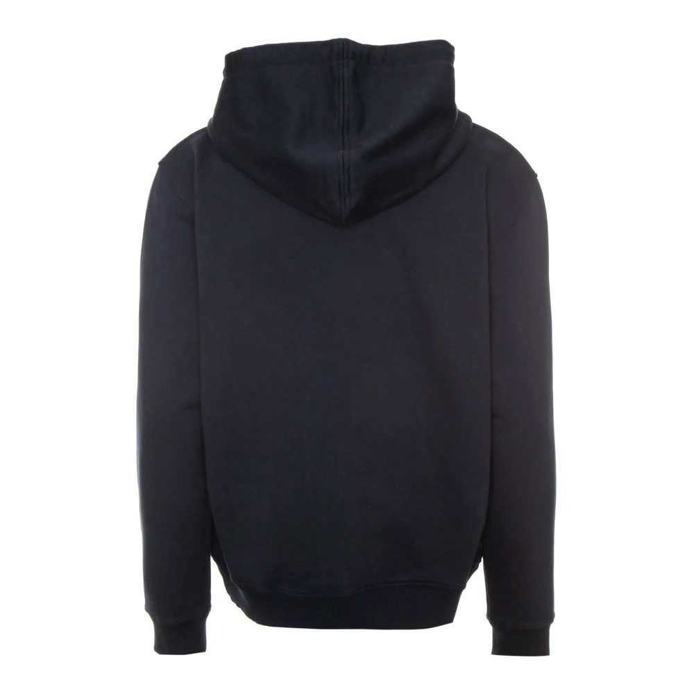 Ami Paris Hooded Zip-Up Sweat Jacket Blue Heren