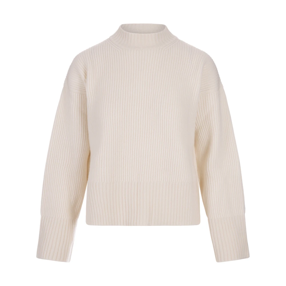 Fedeli Ijsgekleurde Cashmere Antonia Pullover White Dames