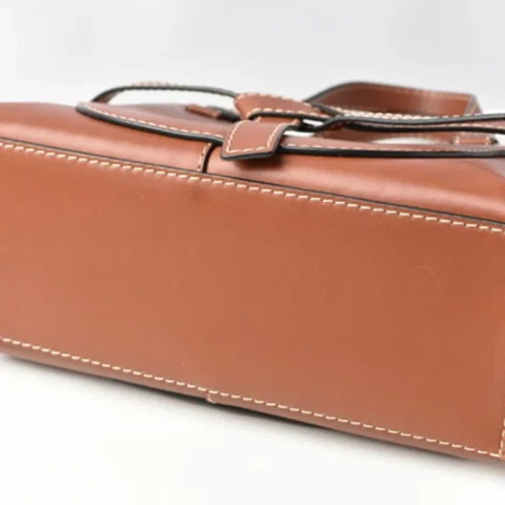 Loewe Pre-owned Fabric handbags Brown Dames