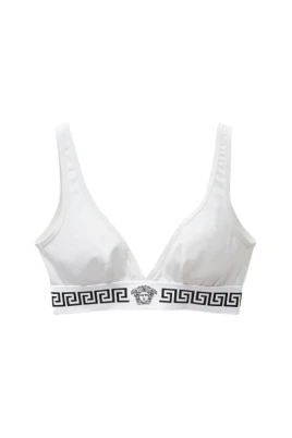Bralette i bomullstrikå