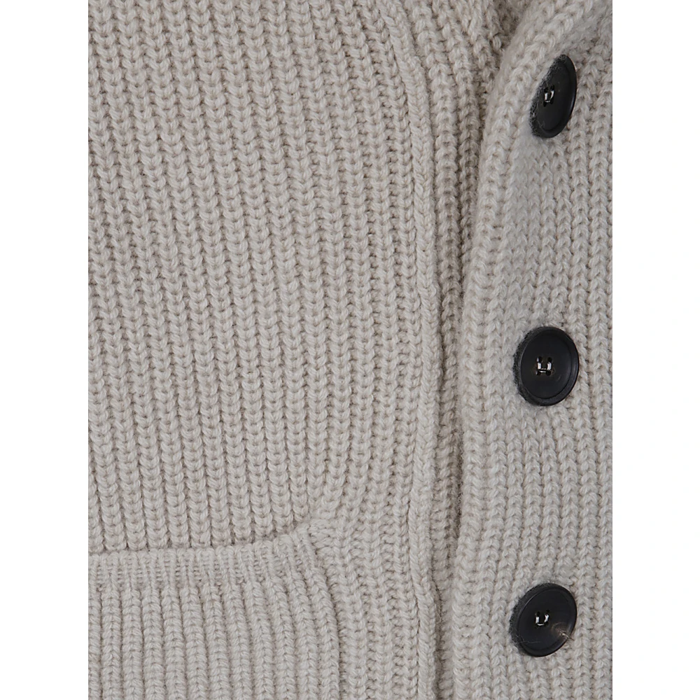 Filippo De Laurentiis Linnen Zakvest Beige Heren