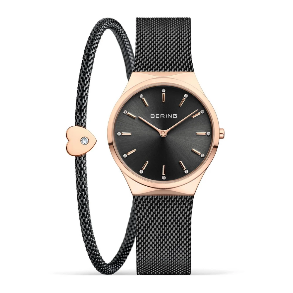 Bering Women's Black Classic Watch - Watches - One Size - Accessories