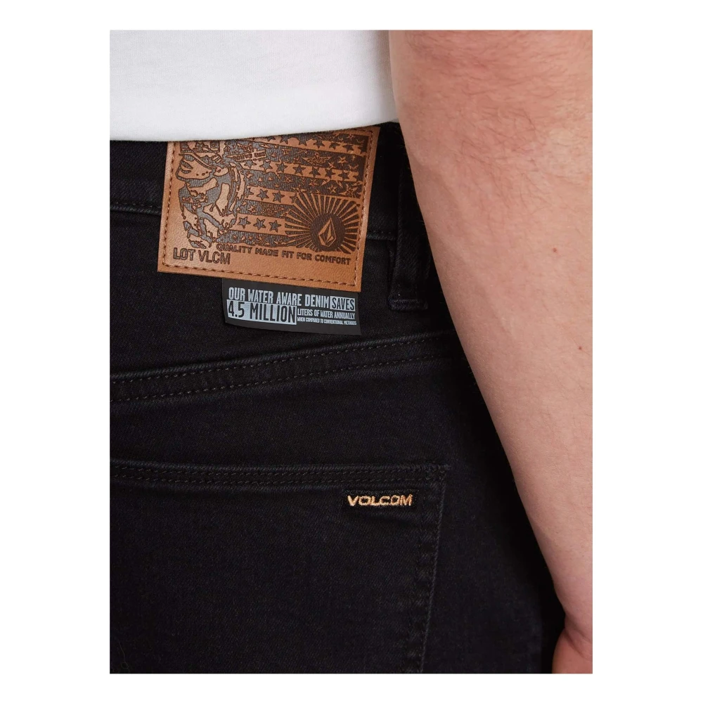 Volcom Løser Denim Shorts Black Heren