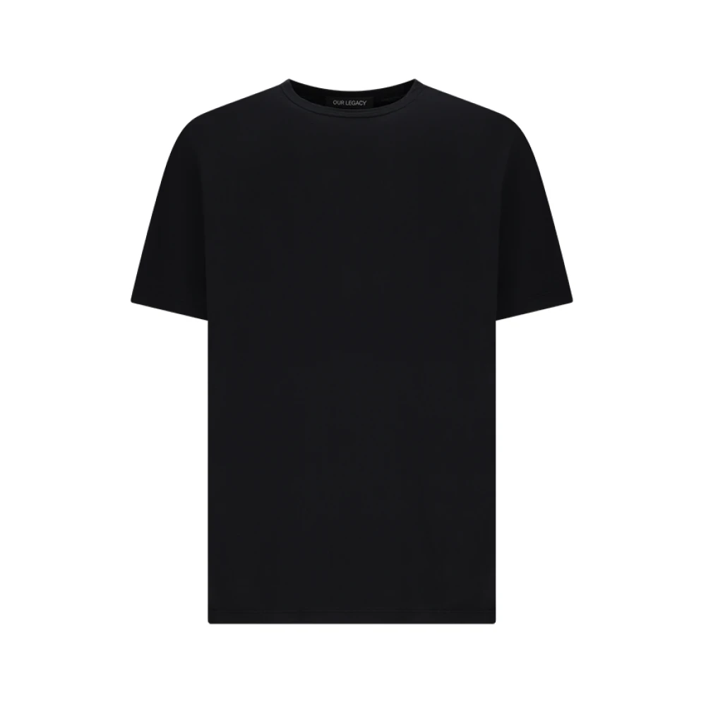 Our Legacy Black New Box T-Shirt - Male - T-Shirts - Xl - Tops