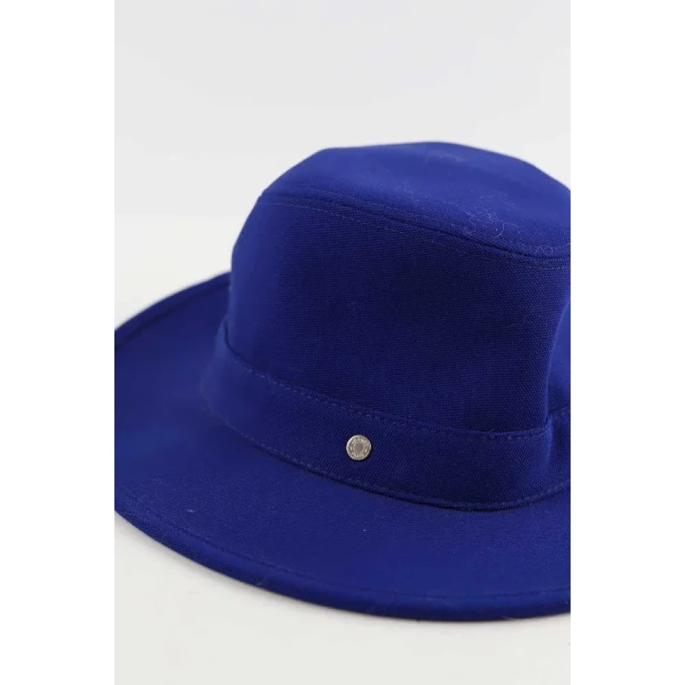 Hermès Vintage Pre-owned Wool hats Blue Dames