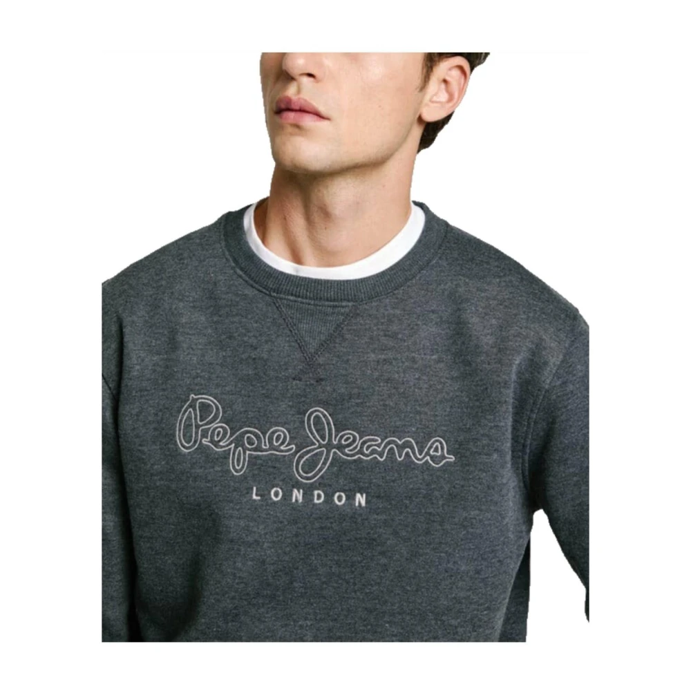 Pepe Jeans Moderne Sweatshirt met Hoogwaardige Stof Gray Heren