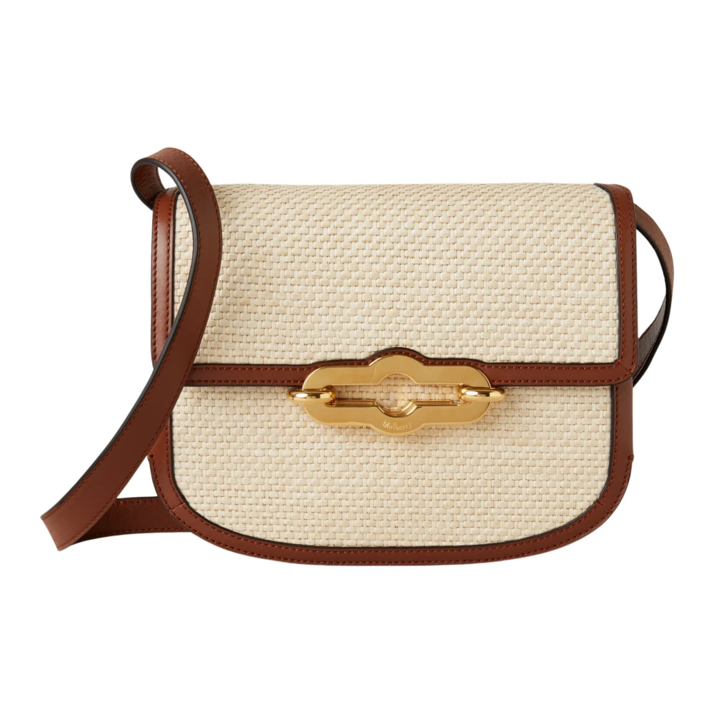 Raffia Pimlico Satchel Crossbody Veske