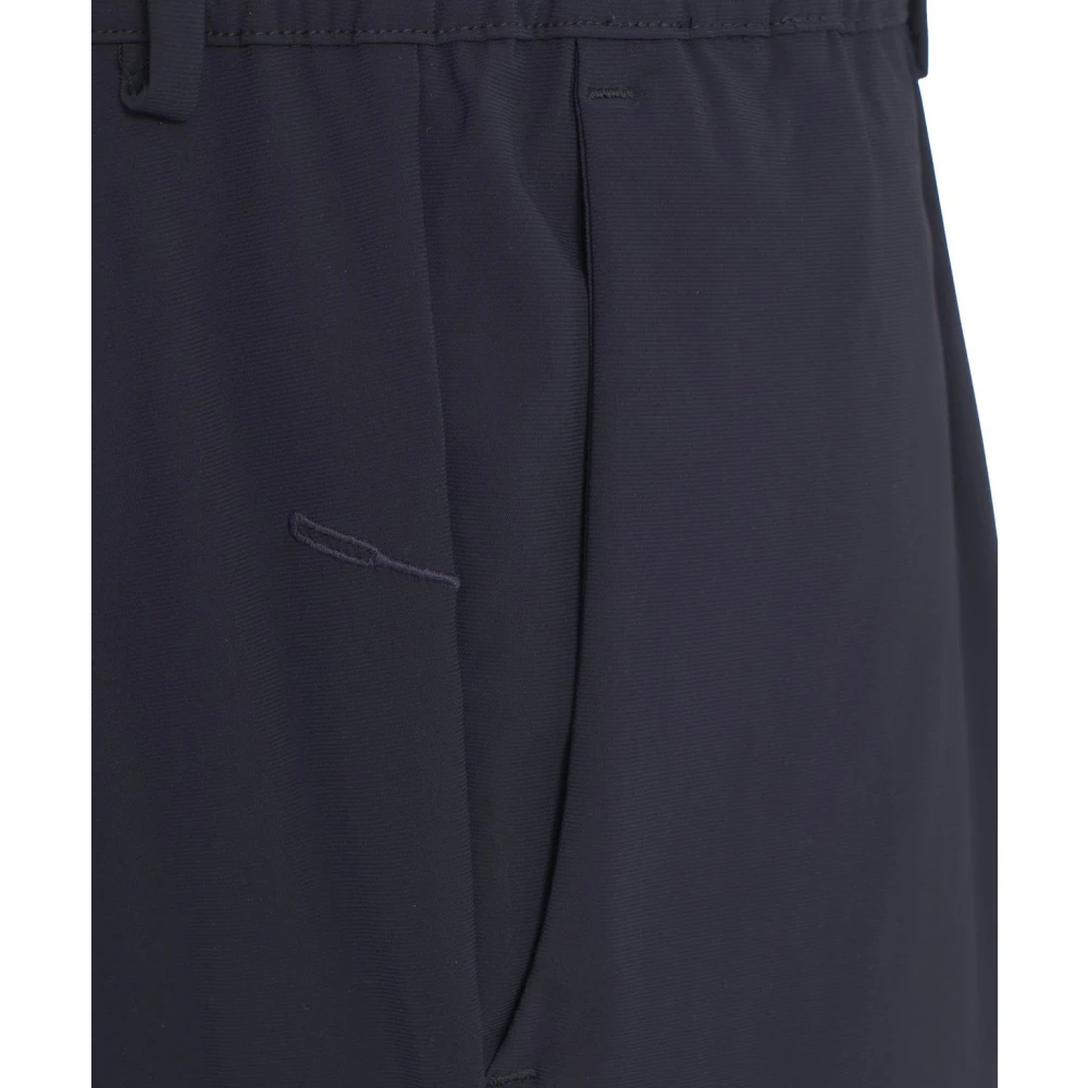 Cruna Blauwe Tapered Fit Broek Mitte Blue Heren