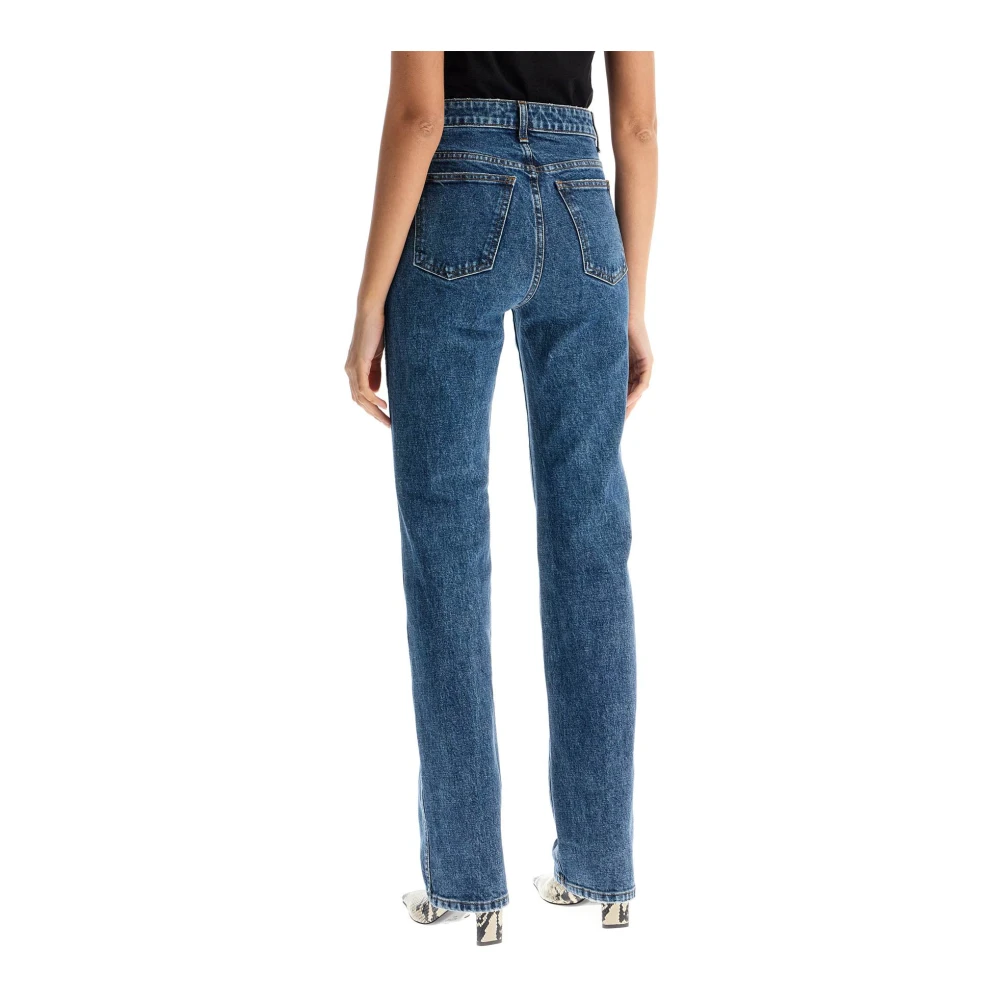 Khaite Stretchy Danielle High-Waisted Jeans Blue Dames