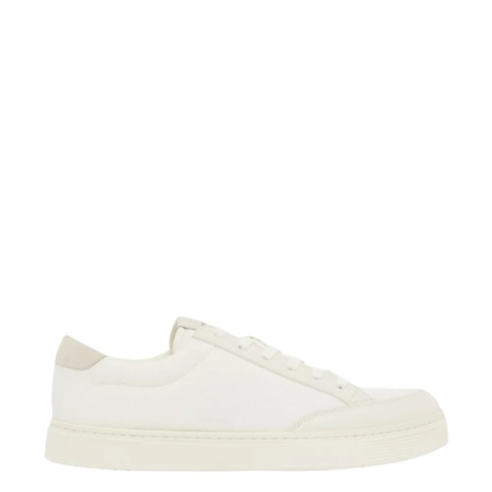 Emporio Armani Men's White Low-Top Trainers - Sneakers - 9 Uk - Shoes