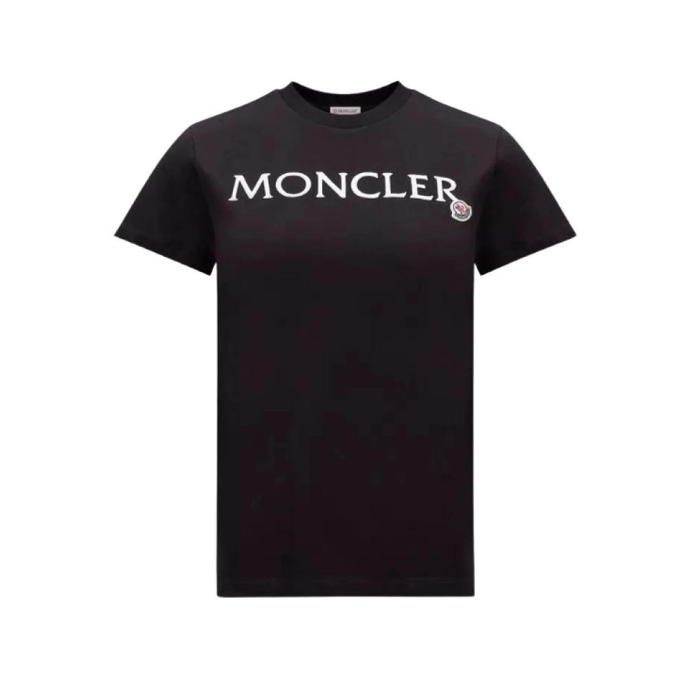 Moncler Stijlvolle T-shirts en Polos Black Dames