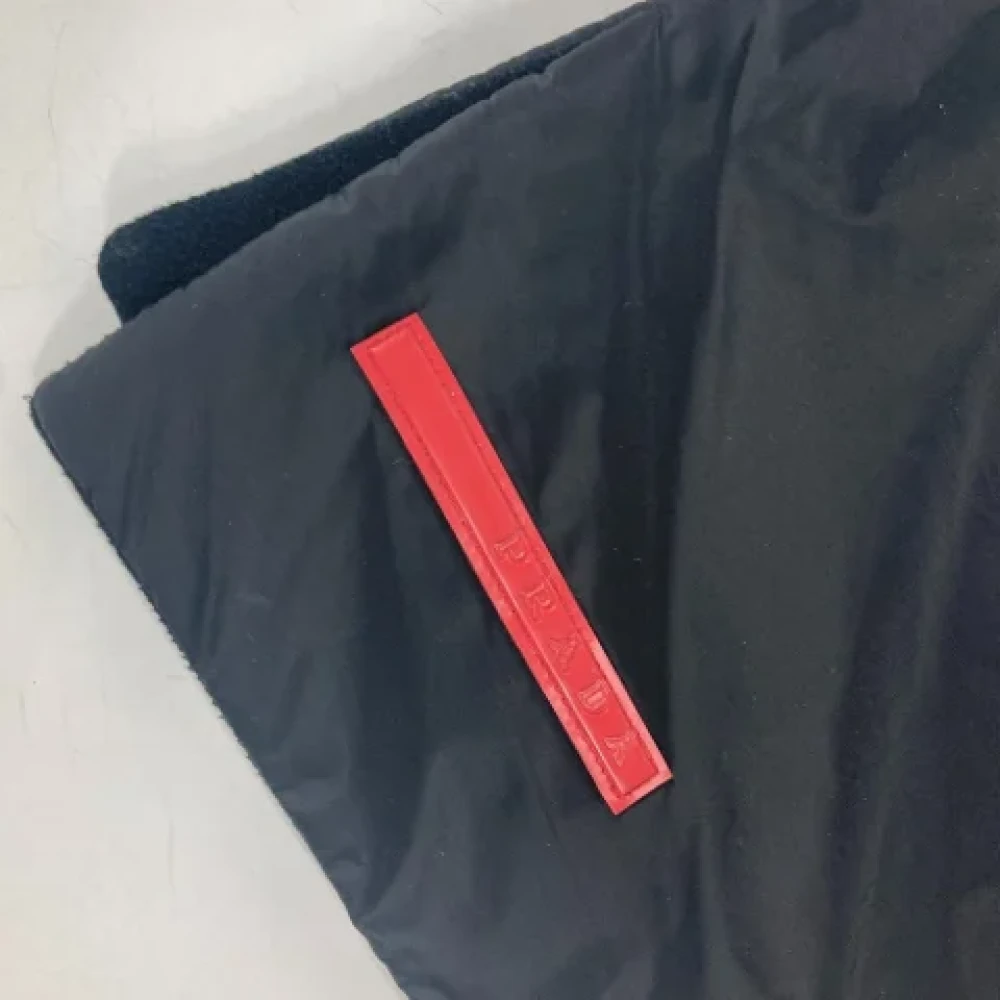 Prada Vintage Pre-owned Nylon scarves Black Dames
