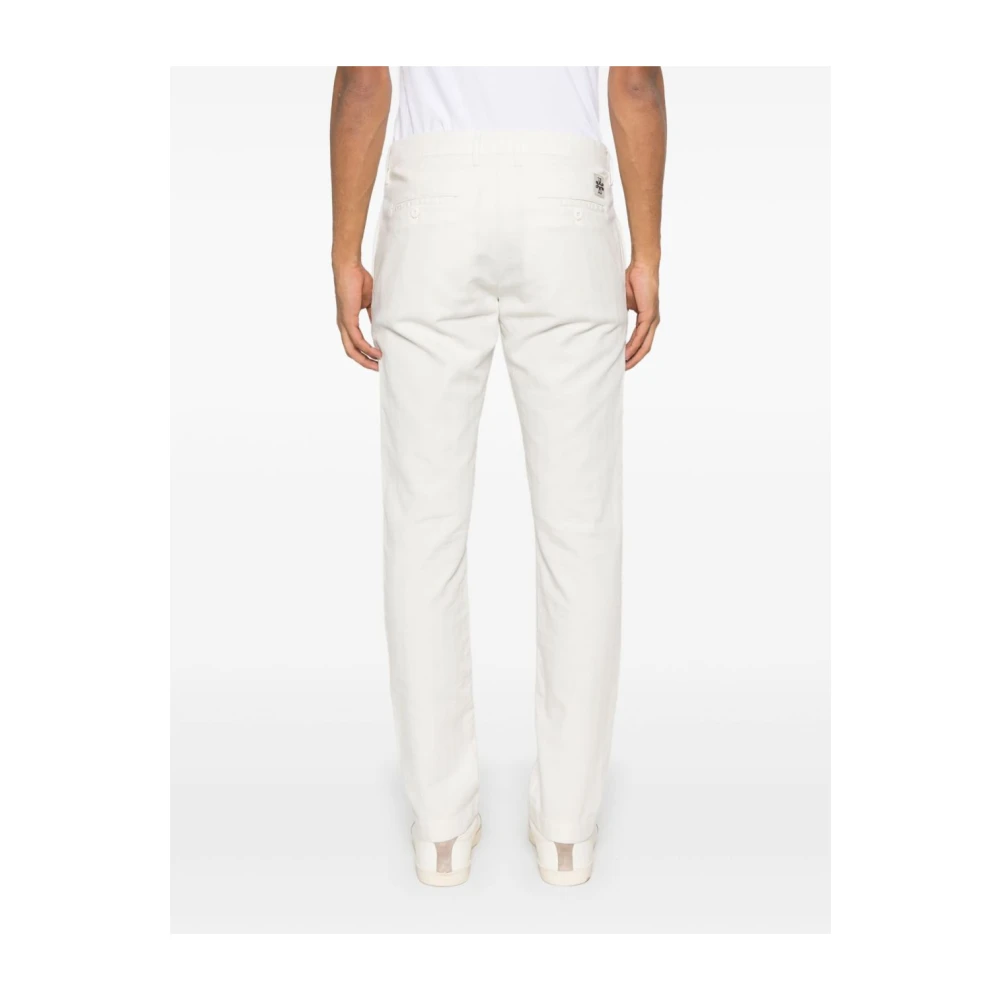 Jacob Cohën Beige Jeans met Witte Details Beige Heren