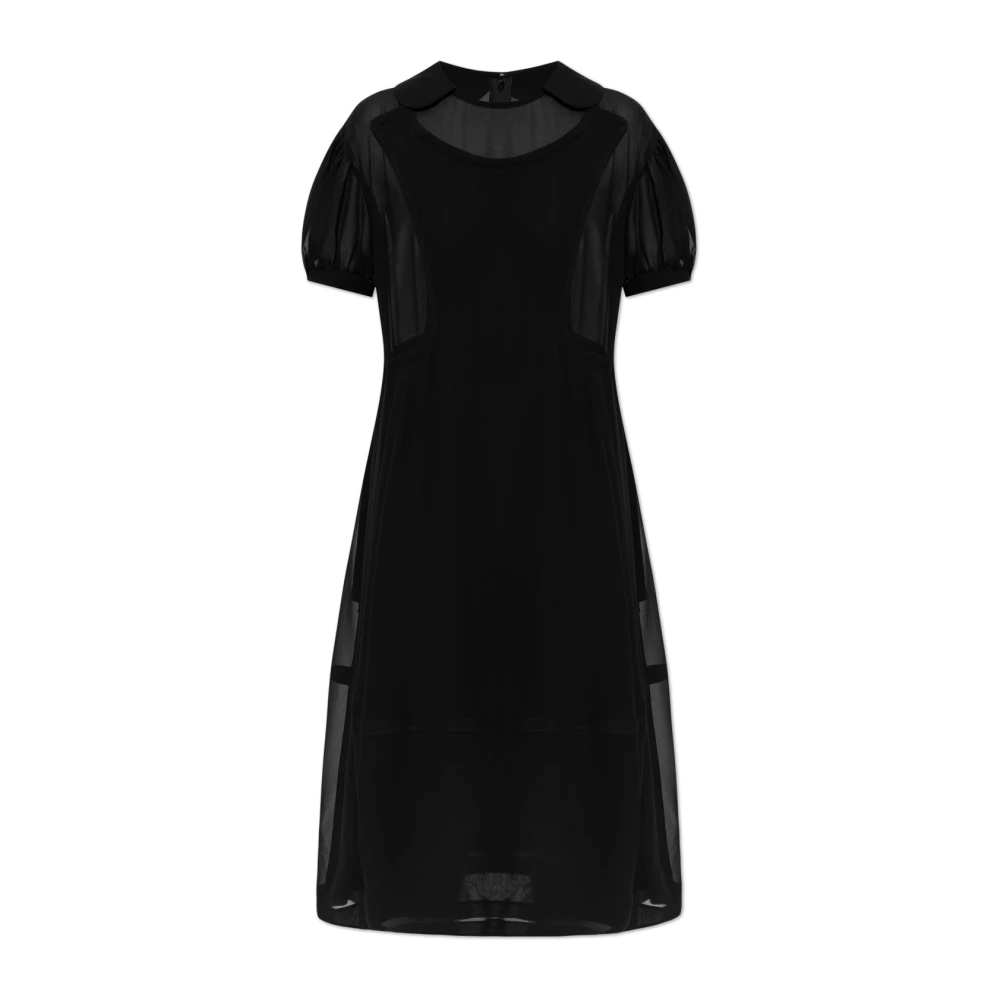 Comme des Garçons Transparante jurk Black Dames