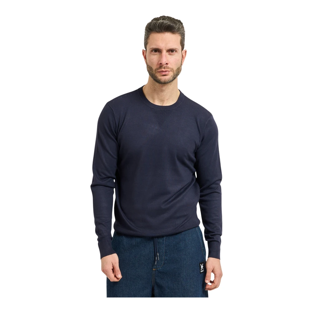 Richmond Homme Bleu - Maglia Girocollo - Pulls - Taille: 2XL