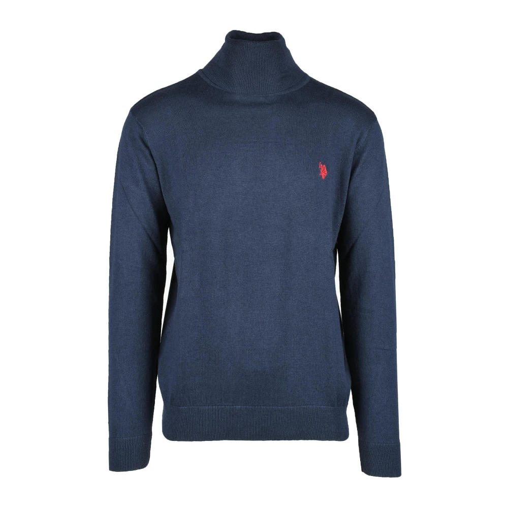 U.s. Polo Assn. Blauwe Coltrui voor Mannen Blue Heren